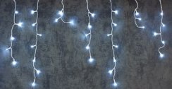 Lanț de țurțuri de Crăciun MagicHome, 200 LED alb rece, MULTI CONNECT, cencil, iluminare unică, 230 V, 50 Hz, IP44, fără alimentare, exterior, iluminat, L-5 m