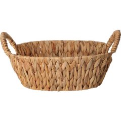 Coș oval cu mânere, 34 x 24 cm