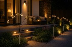 Strend Pro Garden Lara svjetiljka, solarna, 60xLED, 72 cm