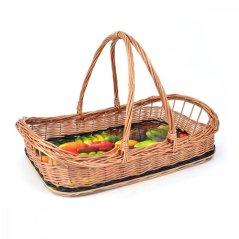 Taca wiklinowa z uchwytem 53x34x12,5/32,5 cm