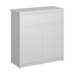 Komoda 2D1S, bijela, ERODIN