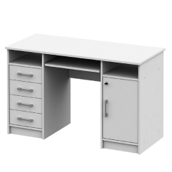 PC-Schreibtisch, weiß, B9 NEU