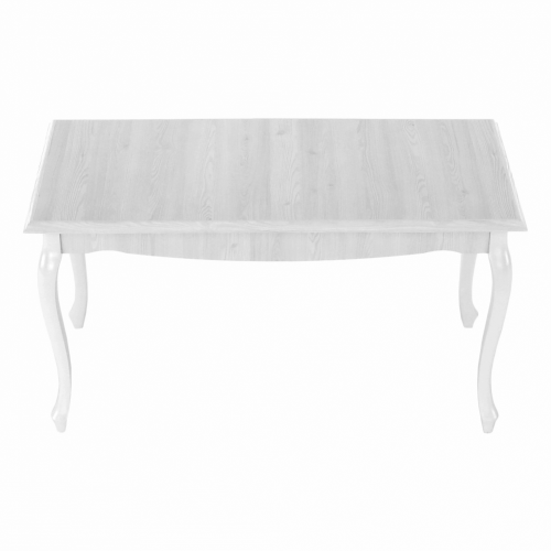 Jedálenský stôl DA19, sosna biela, 146x76 cm, VILAR