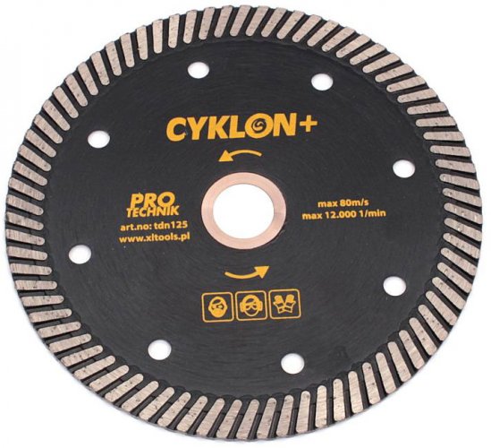 Dijamantni disk za armirani beton 125 x 10 x 2,4 x 22,2 mm, CYKLON