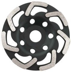 Brúsny diamantový kotúč 125x5x22,2 mm na brúsenie žuly, mramoru, typ-L, PROFI, XL-TOOLS