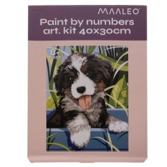 Maľba podľa čísel 40x30cm - Maaleo dog 22780 (akce)