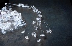 MagicHome Christmas Twisted Stars 180S Kette, 180x Micro Star LED Kaltweiß, einfache Beleuchtung, 230V, 50 Hz, IP44, Außen, Beleuchtung, L-2 mx 9 Ketten