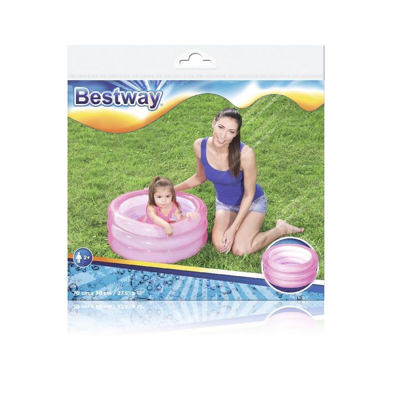 Úszómedence Bestway® 51033, Kiddie Pool, vegyes színek, 70x30 cm (akce)