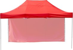 Zelt FESTIVAL 60, 3x6 m, rot, professionelle, UV-beständige Folie, ohne Wand