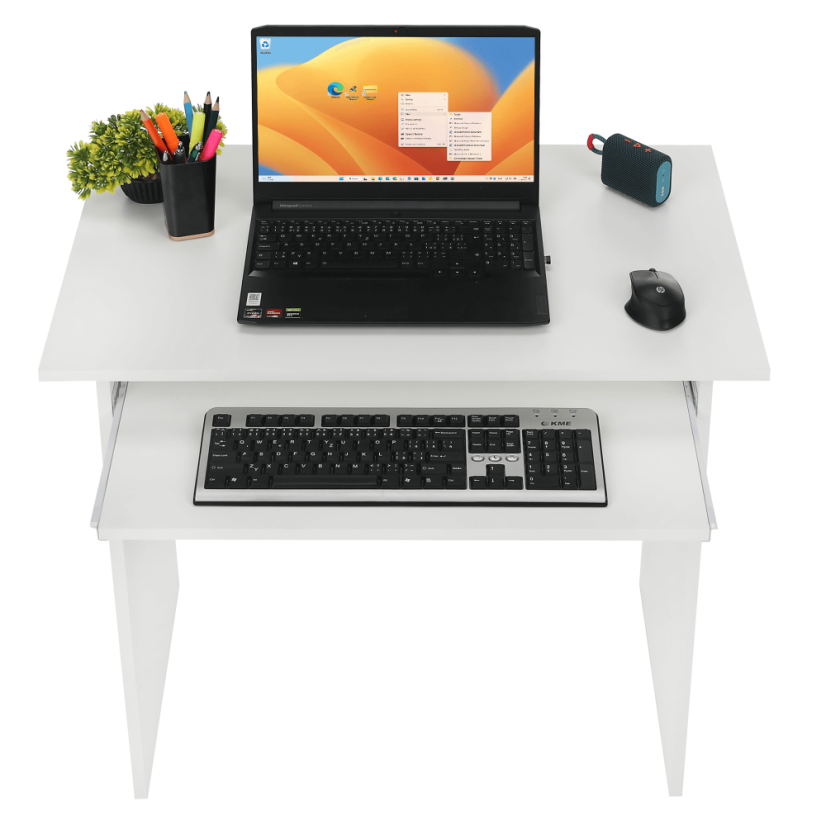 PC-Tisch, weiß, VERNER NEU