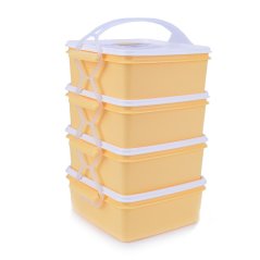 Cutie de prânz UH 4x1,2 l pătrată KLC