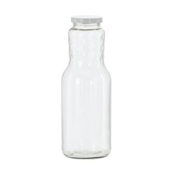 Fľaša sklenená 1000ml s uzáverom