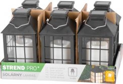 Lantern Strend Pro Garden, solar, efect de flacara, 10,5x10,5x19 cm, sellbox 6 buc