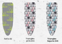 Vasalódeszka huzat 120x38cm METÁL, 3mm-es habszivacs keverék