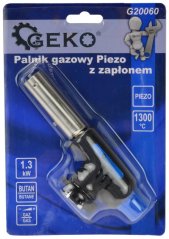 Plinska patronska lemilica s piezo paljenjem, GEKO