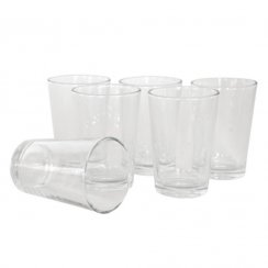 Szklanka do wody 205 ml LARA bezbarwna, szklanka, 6 szt