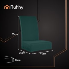 Huse pentru scaune - 6 buc. sticlă Ruhhy 25992 (acțiune)