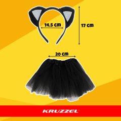 Costum pentru pisoi - set de 7 buc. Kruzzel 26474 (acțiune)