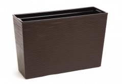 Virágcserép doboz 19x56x36,5 cm WERBENA DLUTO UH mokka betéttel