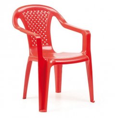 Krzesełko dziecięce BABY czerwone KLC