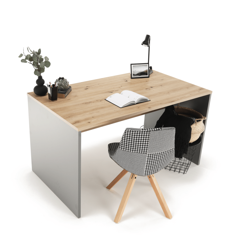 Schreibtisch, Graphit/Eiche Artisan, RIOMA NEW TYPE 11
