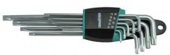 Whirlpower® 158-1109 csavarkulcs készlet, 9 darab, meghosszabbítva, Torx, ExtraLong