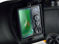 Hegesztési motorháztető önsötétedő matricával női, napellenző 92 x 36 mm, GEKO (akció)