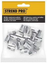 Rivet Strend Pro PACK M10x21, oțel, ambalaj. 20 buc., matrice