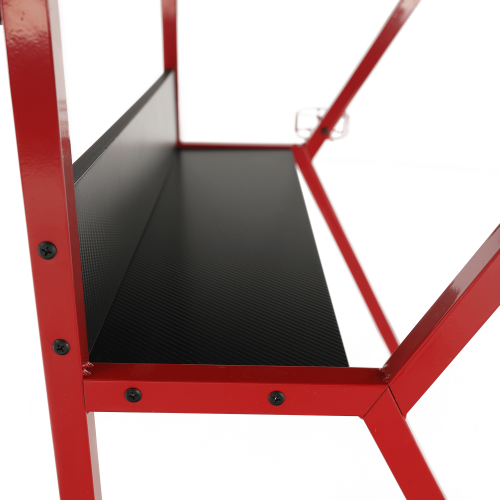PC-Tisch/Gaming-Tisch, rot/schwarz, TABER