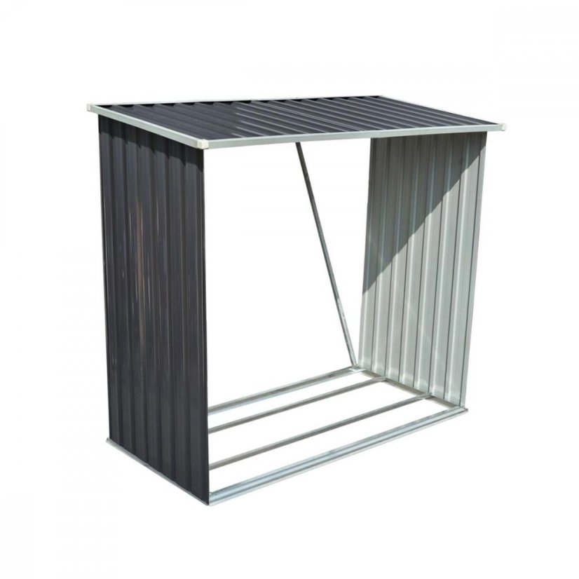 Holzschuppen aus Metall WOODLAND 163x83x154cm