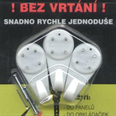 Háček Twenty MAXI UH 3 ks blist do panelu KLC