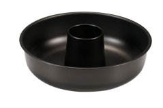 25 cm-es bábovka-forma, tapadásmentes felülettel, fekete, GARDENIA