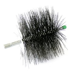 Četka Strend Pro, ComRourHR 040x100 mm, M12, četvrtasta žičana četka za dimnjak, četka za dimnjak, četka za čišćenje dimnjaka