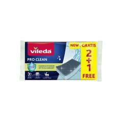 Vileda Pro Clean gobica, pakiranje 2+1 kosov