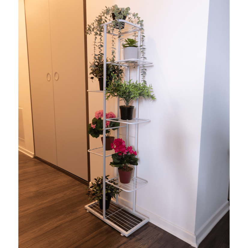Metallständer für Blumen, weiß, BAMIR TYP 2