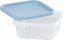 MagicHome Lunchbox, 0,6 Liter, 4er-Set, quadratisch