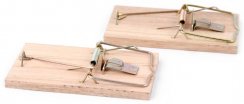 Capcană pentru șoareci din lemn, 2 bucăți, XL-TOOLS