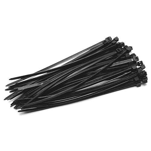Kabelska vezica Strend Pro CT66BL, 200x3,6 mm, 50 kos, črna, najlon, vezava