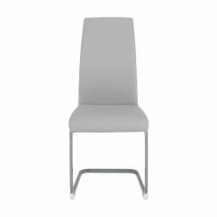 Jedálenská stolička, svetlosivá/sivá, NOBATA