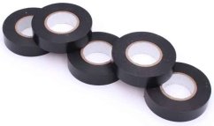 Isolierband PVC 19 mm x 20 m x 0,19 mm, schwarz, PRO-TECHNIK