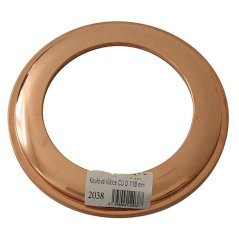 Rauchrosette Antikoro 100 mm, Cu, für Kamin