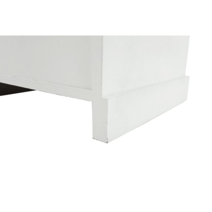 Kommode mit 4 Schubladen, weiß, BLANCO