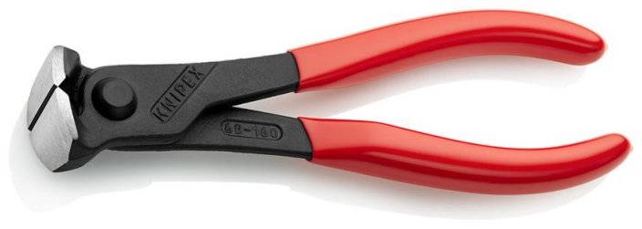 Fogó KNIPEX 68 01 160, 160 mm, vágó, frontális