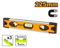 Szint 225mm ALU 3 féknyereg INGCO mágnes