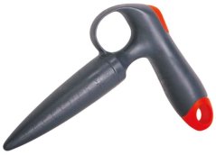 Plastový sádzací kolík s okom, čiernooranžový, RAMP