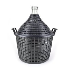 Szklany gąsiorek 15l, w plastikowym KLC (akce)