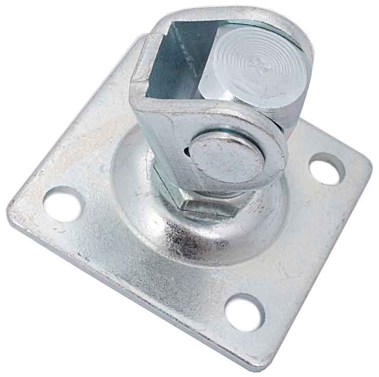 Állítható csuklópánt M16, alap négyzet 80x80 mm, vámtarifaszám 7308 9098 (akció)