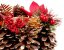 Kerzenhalter MagicHome Weihnachten, mit Brombeerstrauch und Blüte, natur, 15 cm