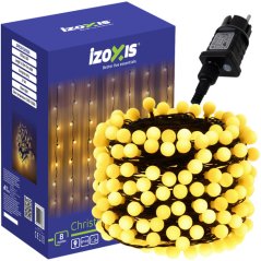 Karácsonyi világító gömb 300LED 30m Izoxis 26264