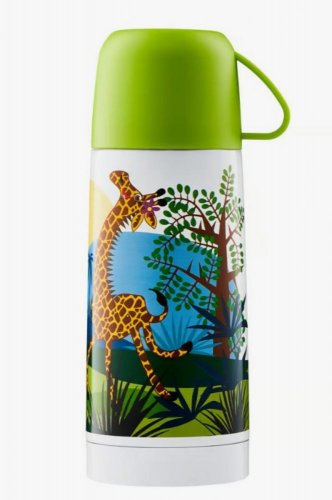 Kinderthermosflasche 320 ml Giraffen Malawi und Karim